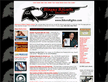 Tablet Screenshot of bikersrights.com